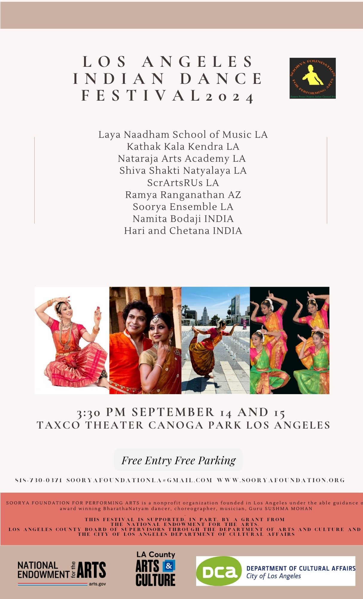 Los Angeles Indian Dance Festival 2024